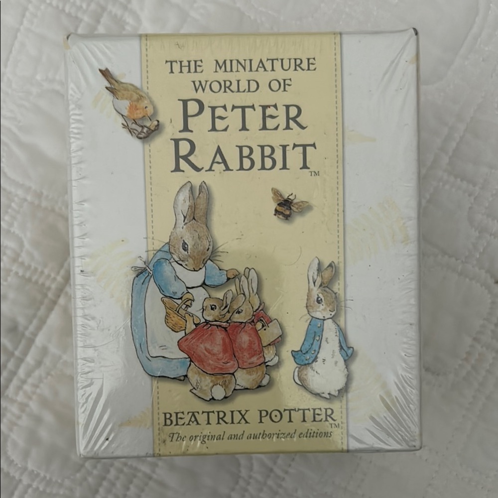 The Miniature World of Peter Rabbit - by Beatrix Potter still in plastic